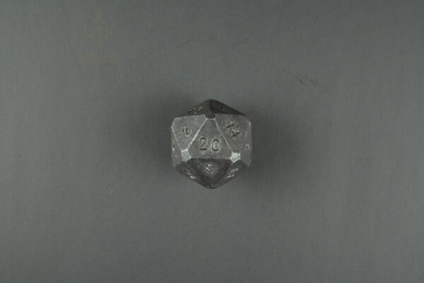 Chunky steel d20 for dnd